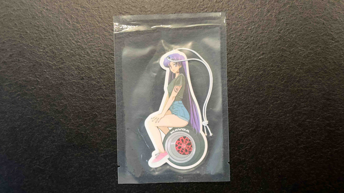 Anime girl on tires