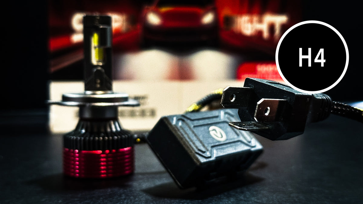H4 LED verlichting Auto -Motor - Scooter